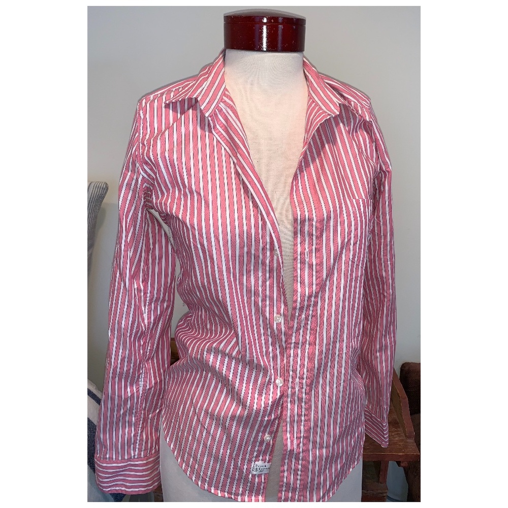 Striped Eileen and Frank Button Up